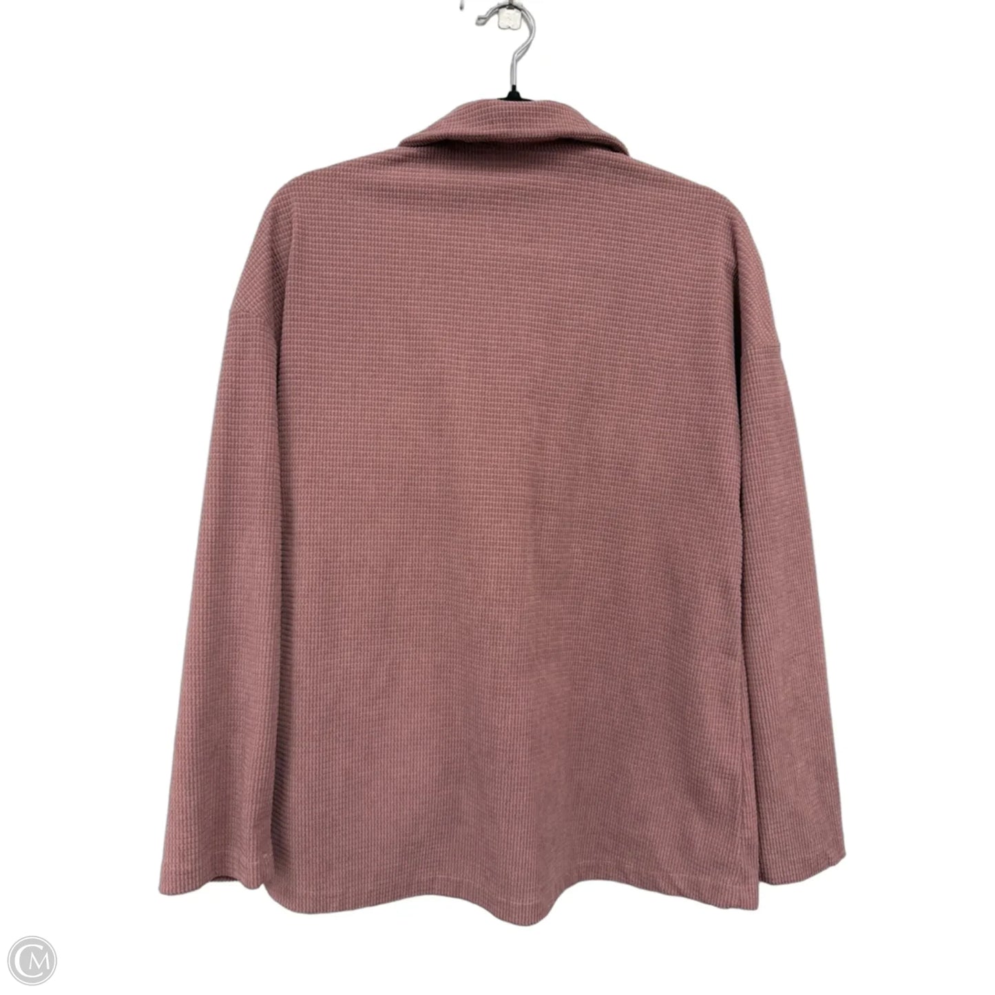 Jacket Shirt By Clothes Mentor In Mauve, Size: S