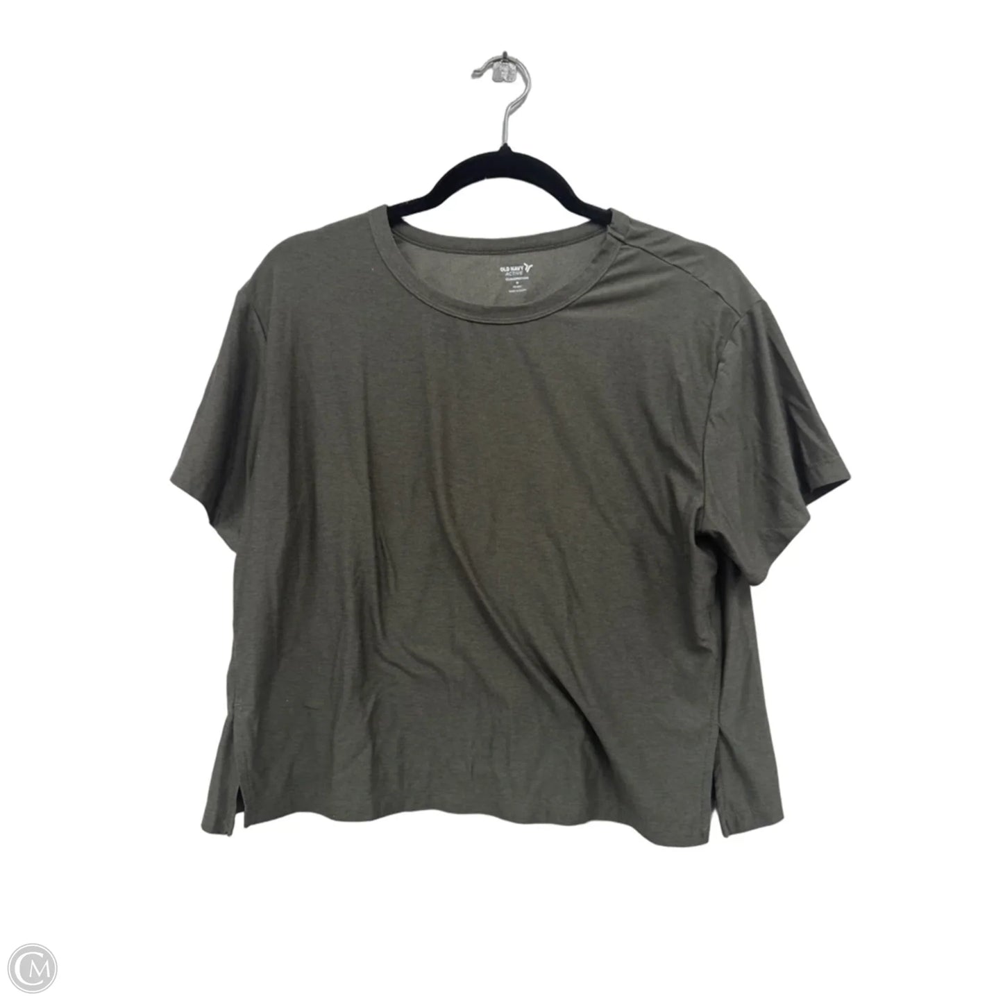 Athletic Top Short Sleeve By Old Navy In Green, Size: M