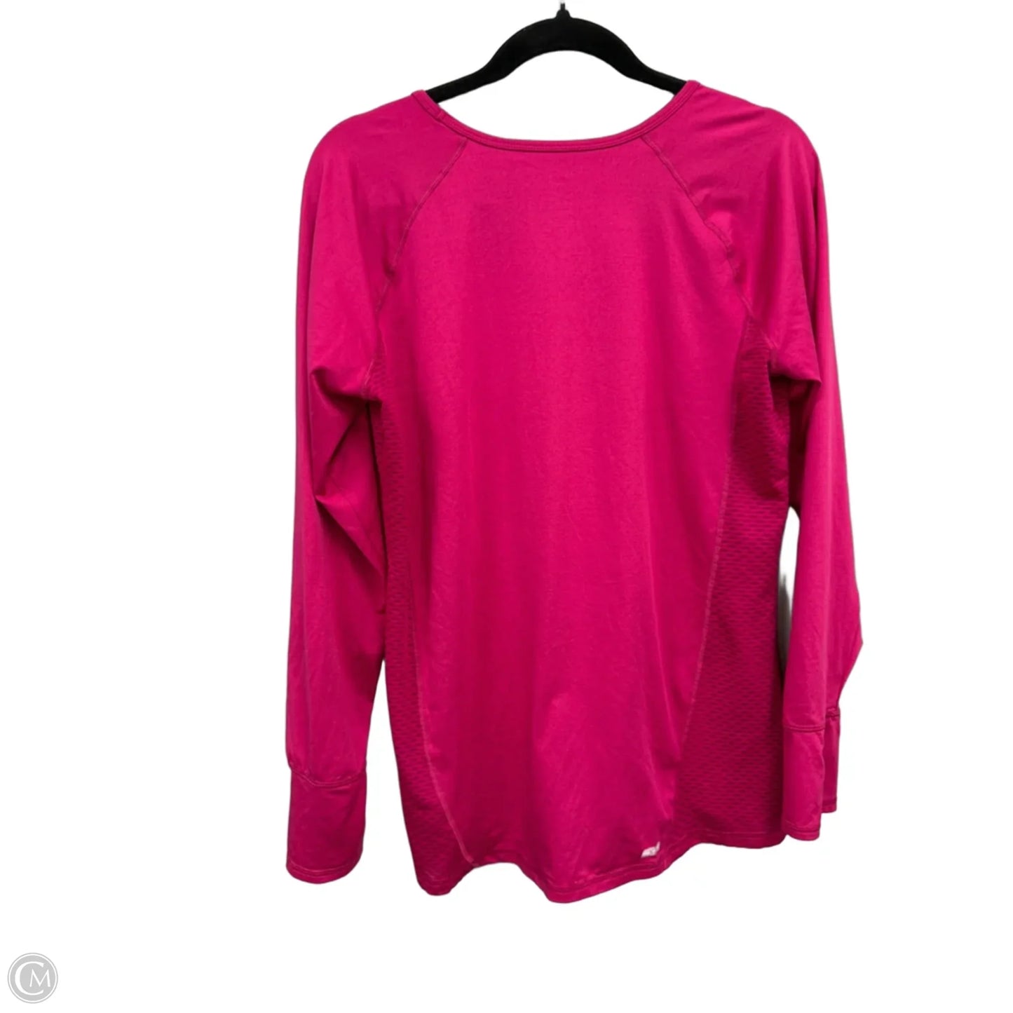 Athletic Top Long Sleeve Crewneck By Danskin Now In Pink, Size: Xxl