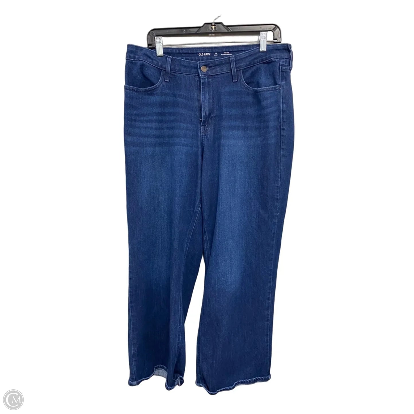 Jeans Wide Leg By Old Navy In Blue, Size: 14