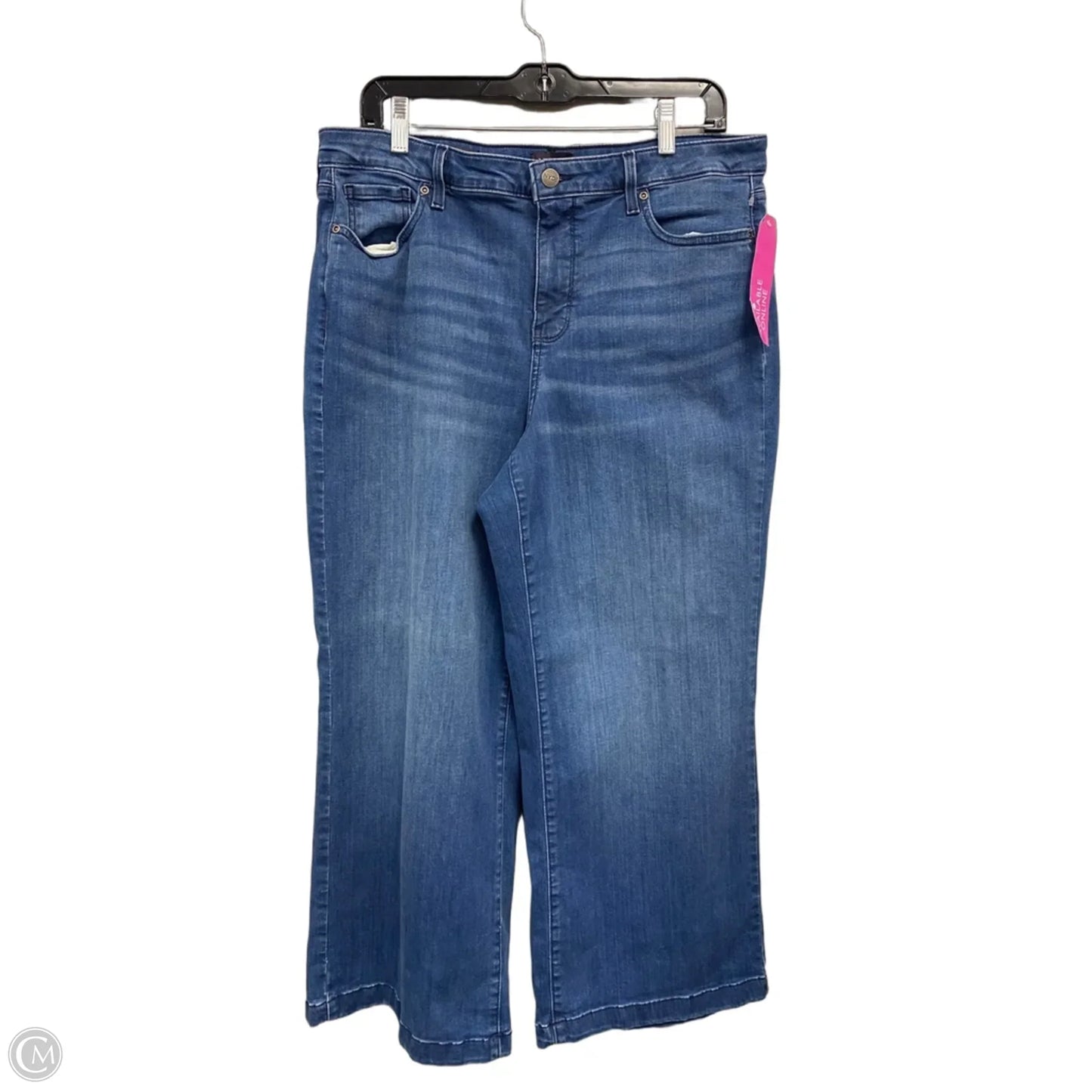Jeans Wide Leg By Not Your Daughters Jeans In Blue, Size: 12