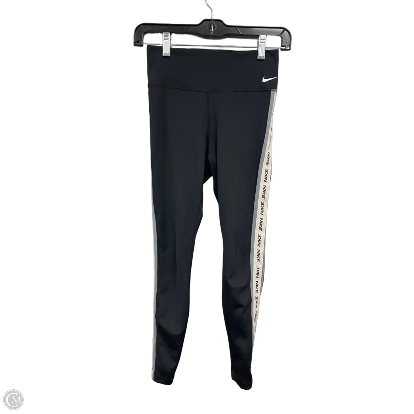 Athletic Leggings By Nike Apparel In Black, Size: Xs