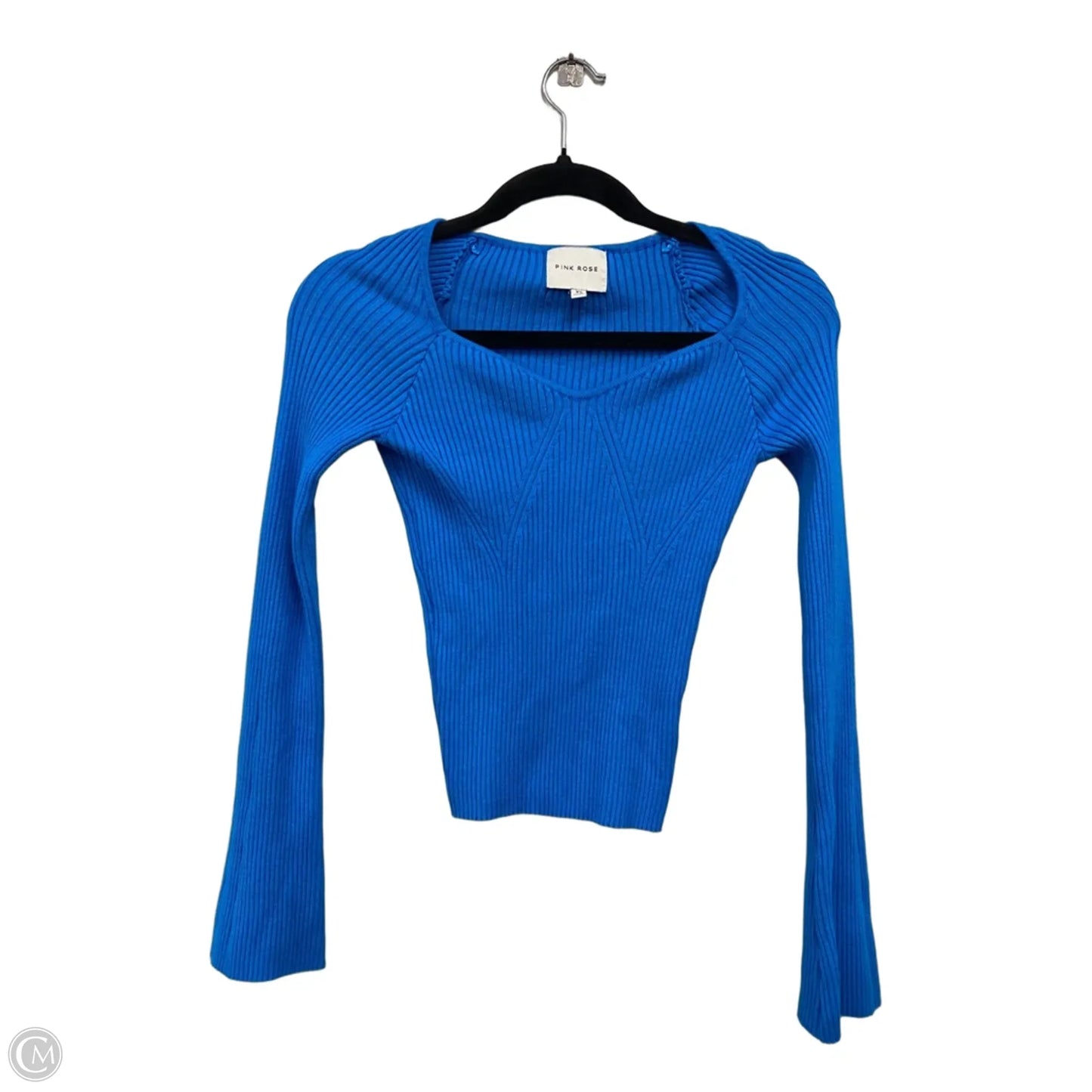 Sweater By Pink Rose In Blue, Size: Xs
