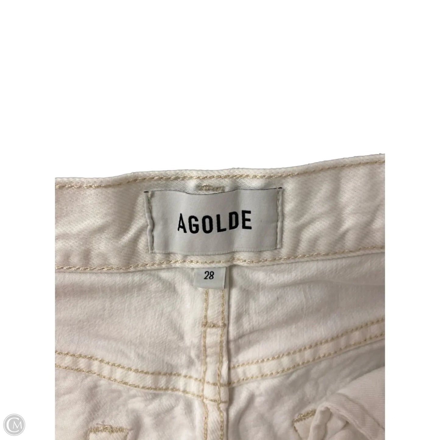 Shorts By Agolde In White, Size: 6