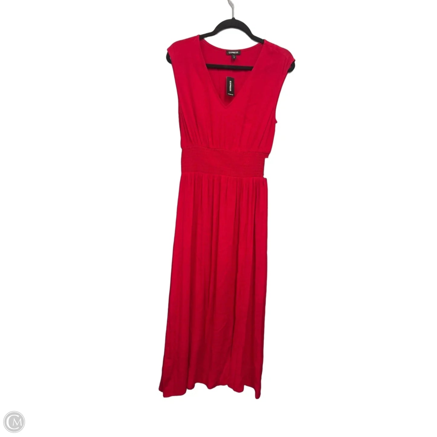 Dress Casual Maxi By Express In Red, Size: S