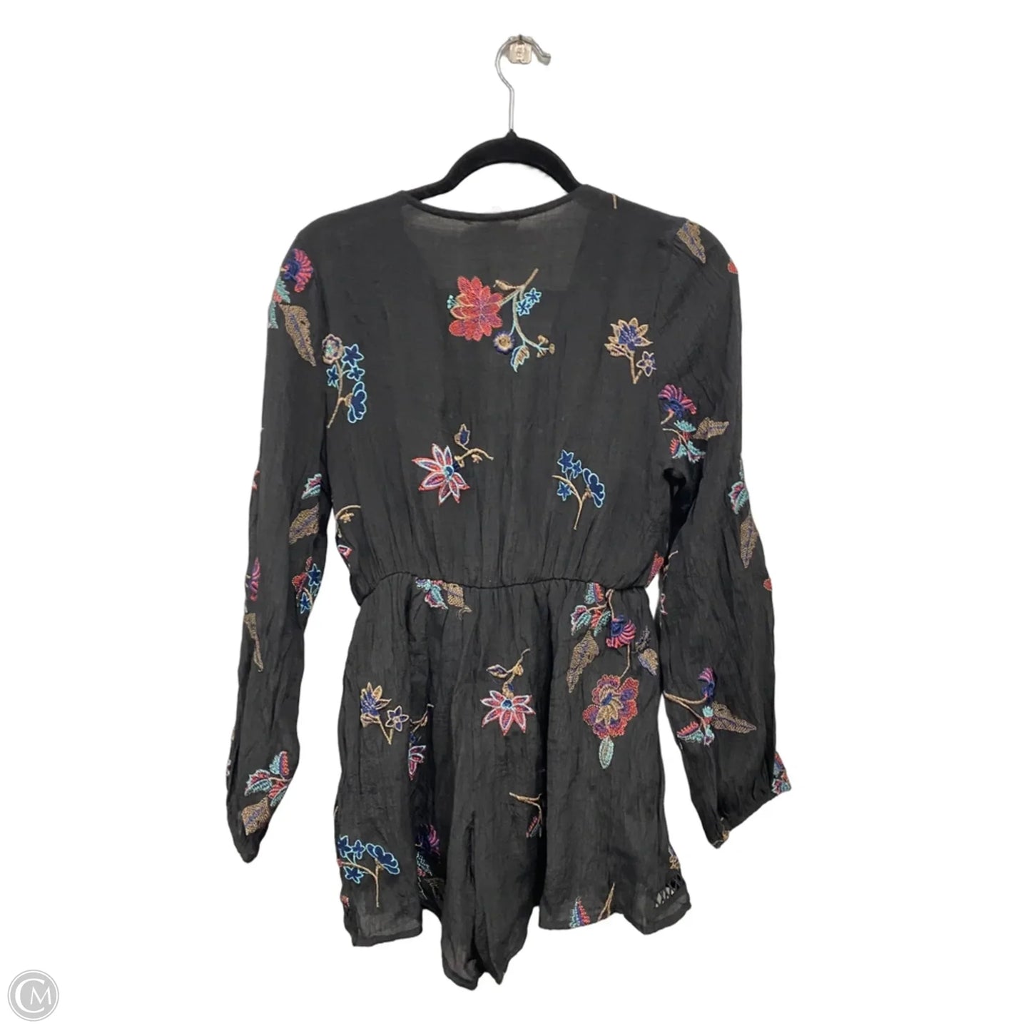 Romper By Rebellion In Black & Blue, Size: L