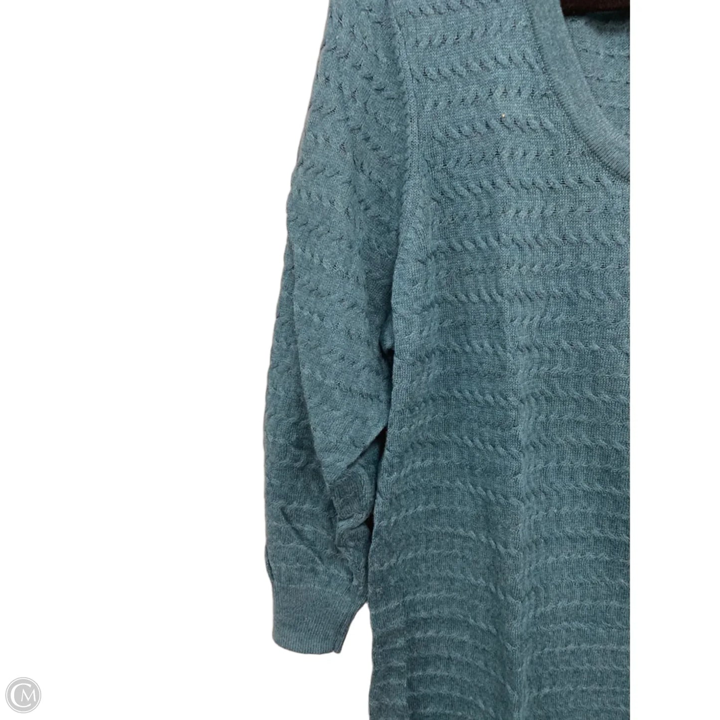 Sweater By Gap In Teal, Size: Xl
