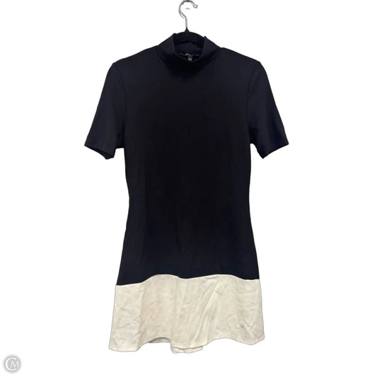Dress Casual Short By Fashion Nova In Black & Cream, Size: M