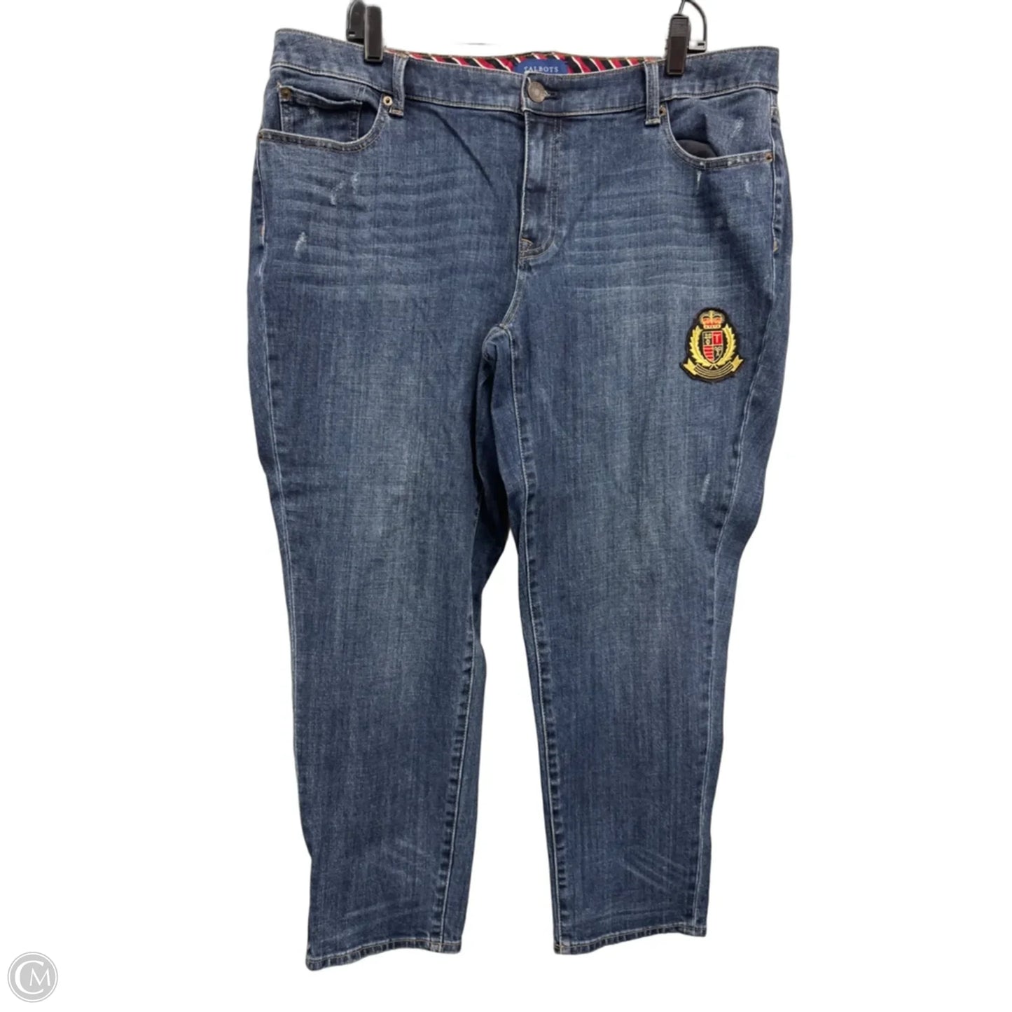 Jeans Boyfriend By Talbots In Blue, Size: 16
