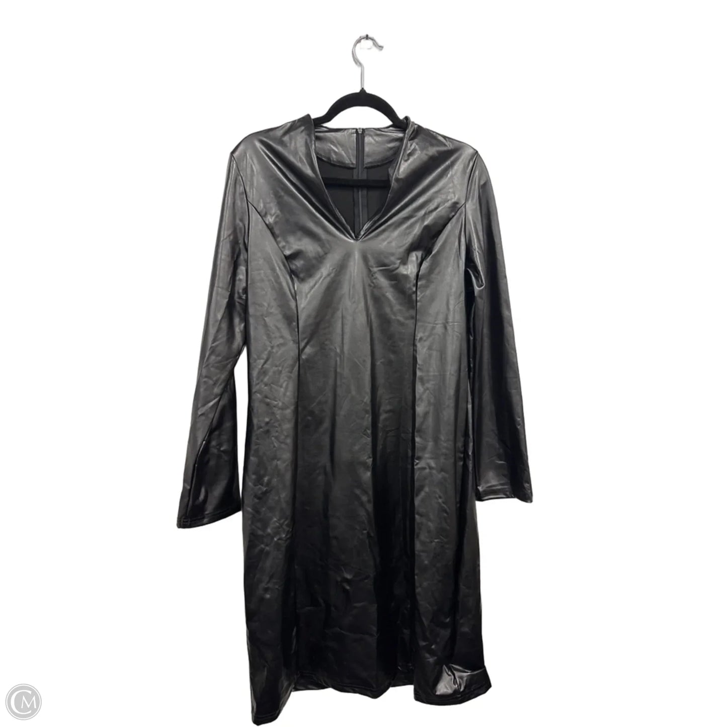 Dress Casual Midi By Clothes Mentor In Black, Size: Xxl