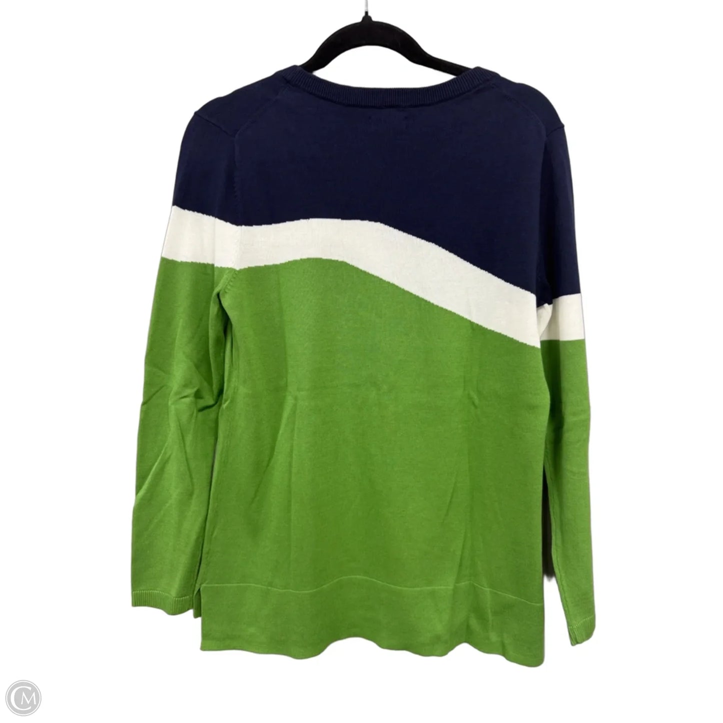 Sweater By Crown And Ivy In Blue & Green, Size: M
