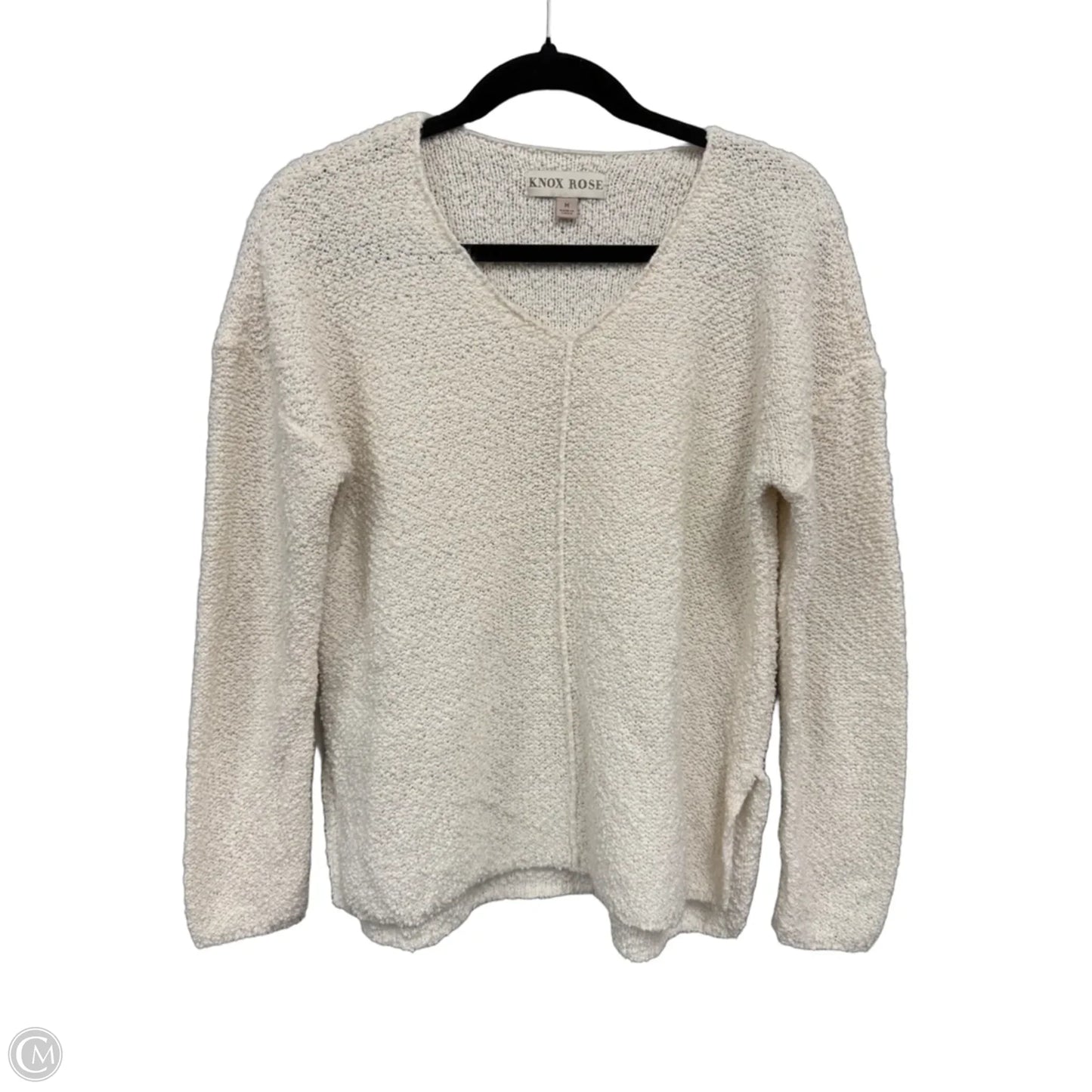 Sweater By Knox Rose In Cream, Size: M