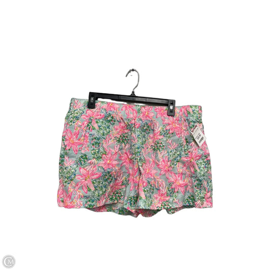 Shorts Designer By Lilly Pulitzer In Blue & Pink, Size: Xl