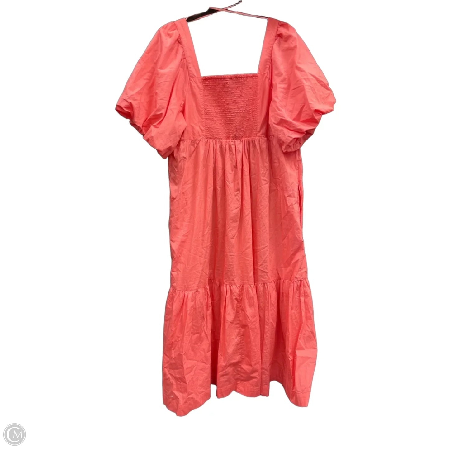 Dress Casual Maxi By Old Navy In Coral, Size: Xl