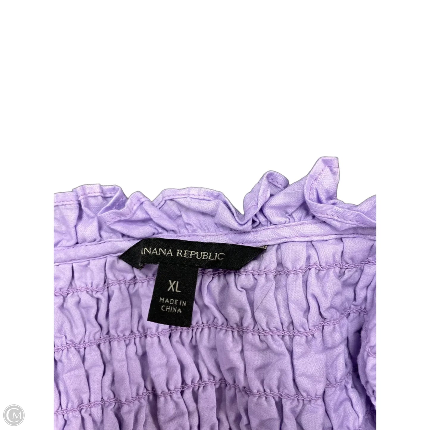 Dress Casual Midi By Banana Republic In Purple, Size: Xl