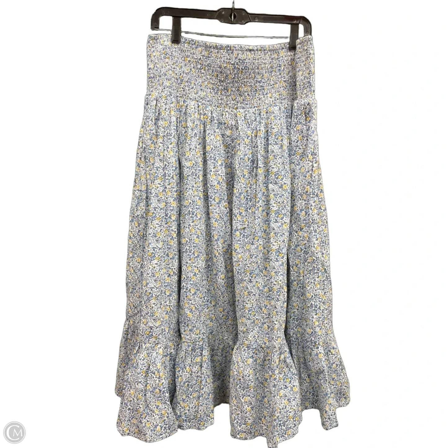 Skirt Set 2pc By Universal Thread In Blue & Yellow, Size: 1x