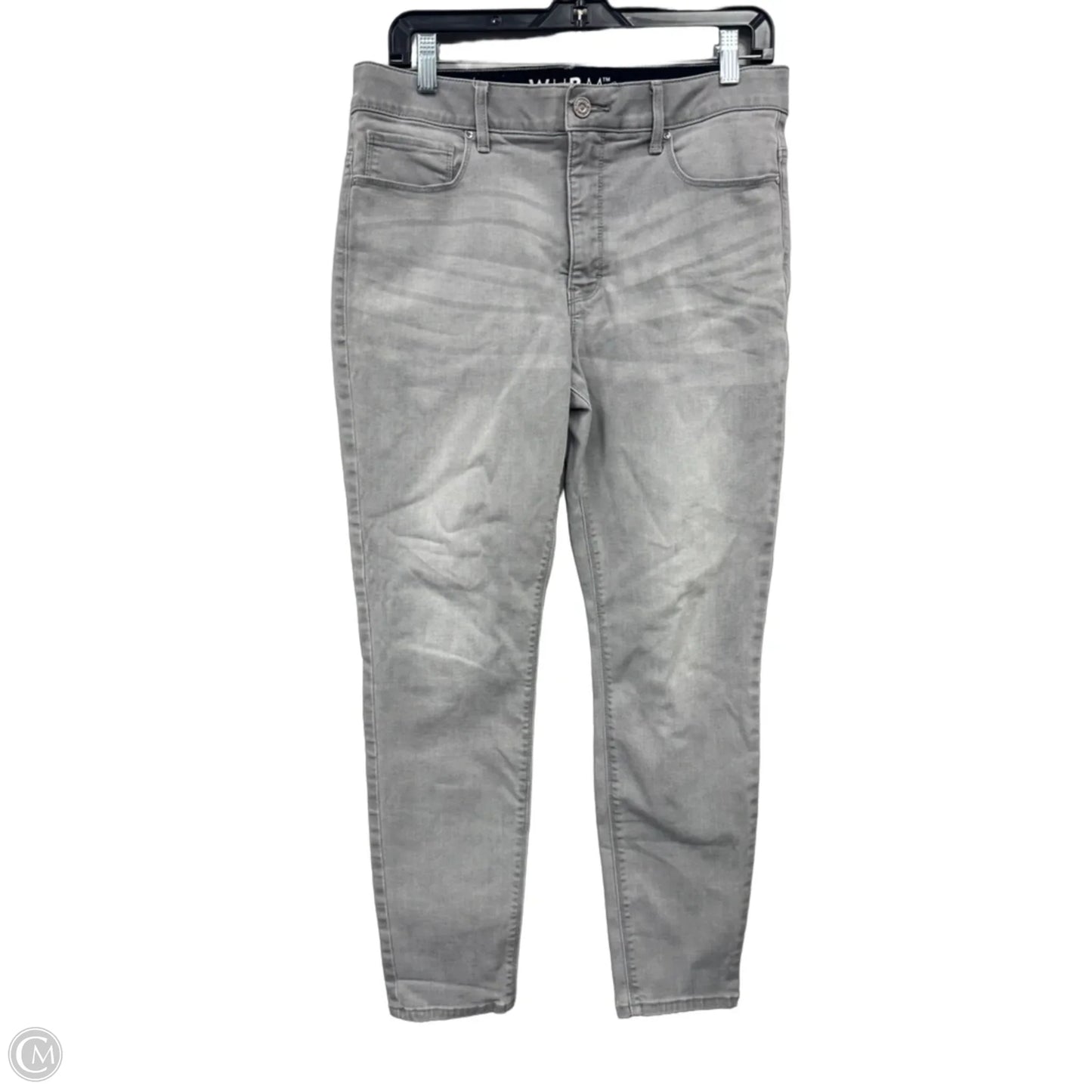 Jeans Skinny By White House Black Market In Grey, Size: 12