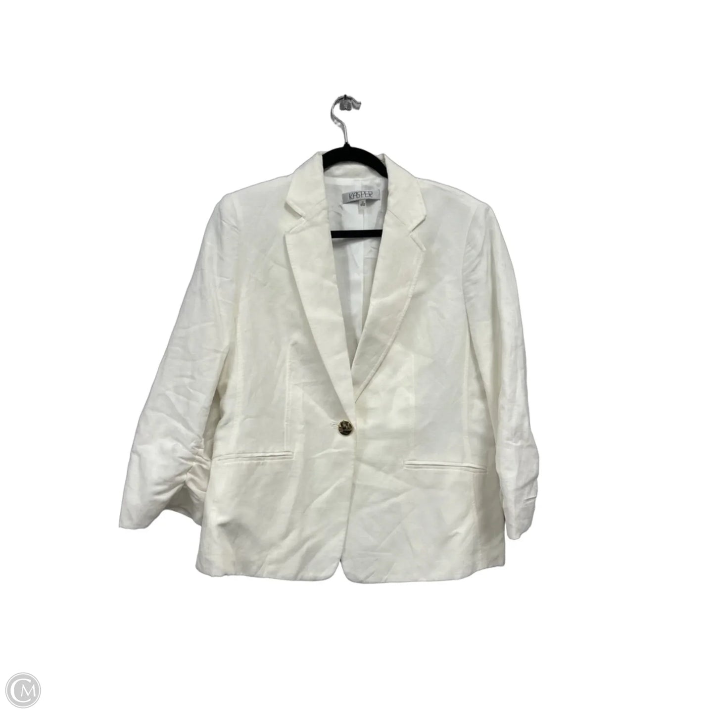 Blazer By Kasper In White, Size: 12