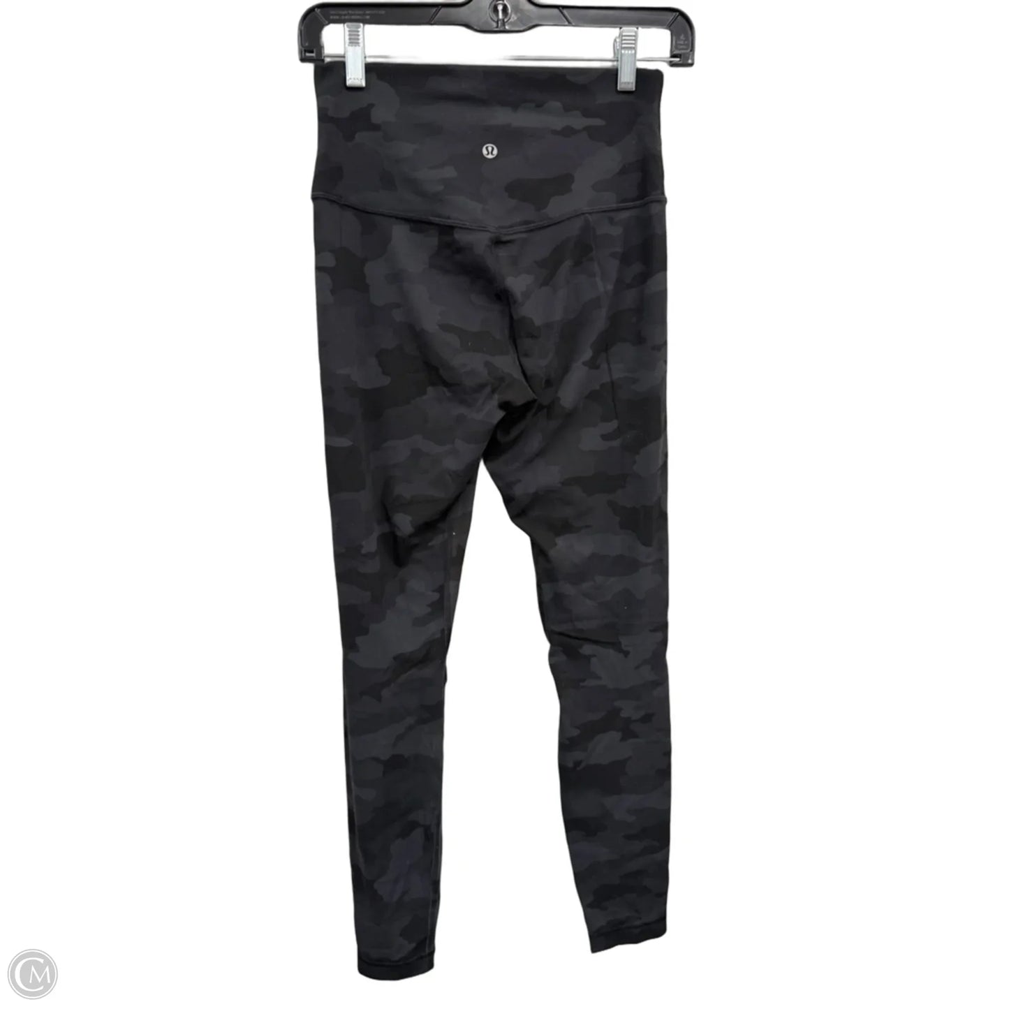 Athletic Leggings By Lululemon In Black & Grey, Size: 6