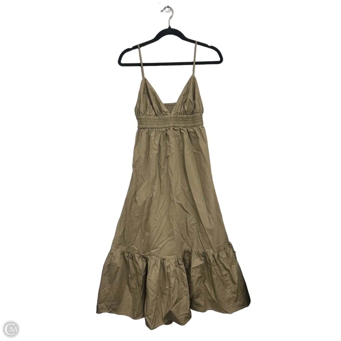 Dress Casual Midi By Banana Republic In Tan, Size: Mp