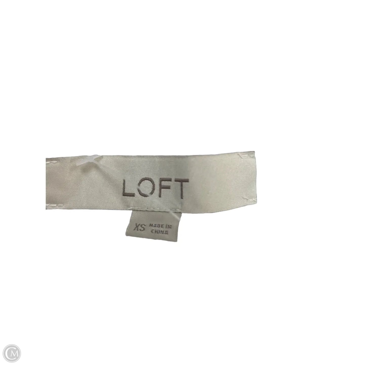 Sweater By Loft In Cream, Size: Xs