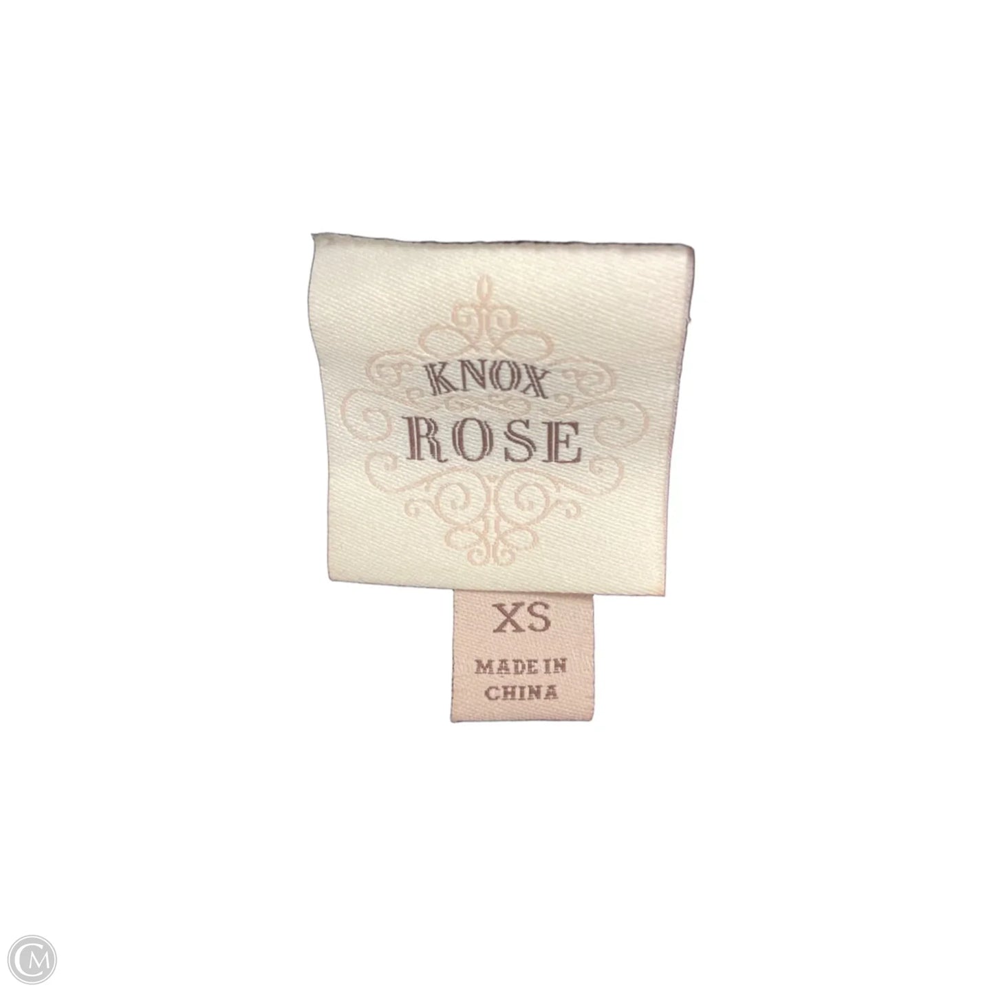 Top Long Sleeve By Knox Rose In Black & Red, Size: Xs