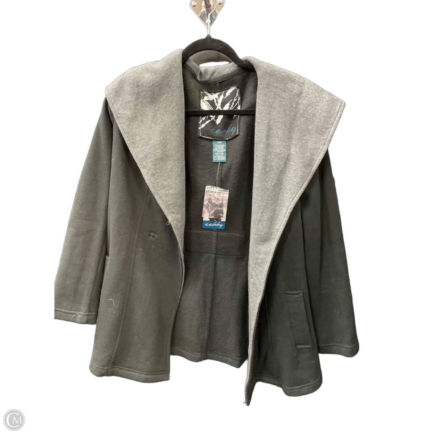 Jacket Other By Sebby In Black & Grey, Size: M