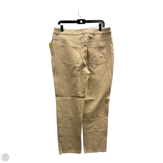 Pants Luxury Designer By St John Collection In Tan, Size: 12