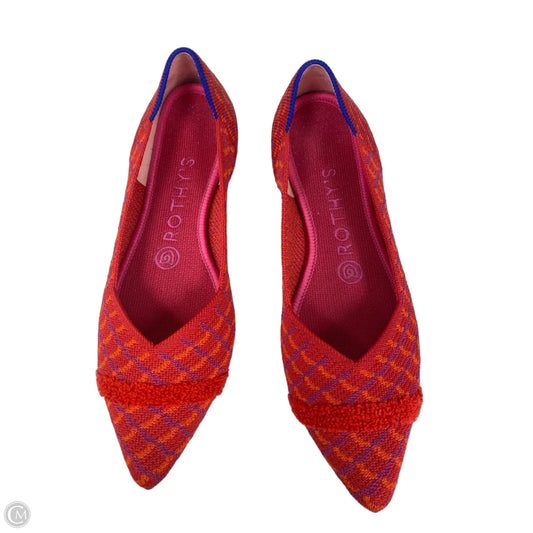 Shoes Athletic By Rothys In Orange & Red, Size: 6.5