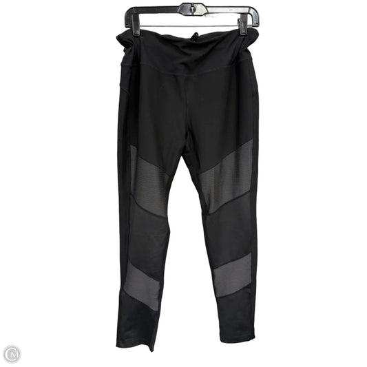 Athletic Pants By Avia In Black & White, Size: L