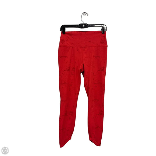Athletic Leggings Capris By Spyder In Red, Size: M