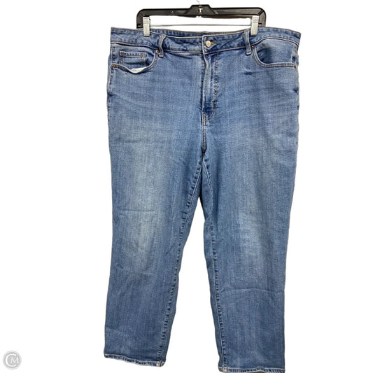 Jeans Wide Leg By Old Navy In Blue, Size: 22