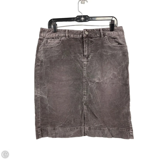 Skirt Midi By J. Jill In Grey, Size: 12