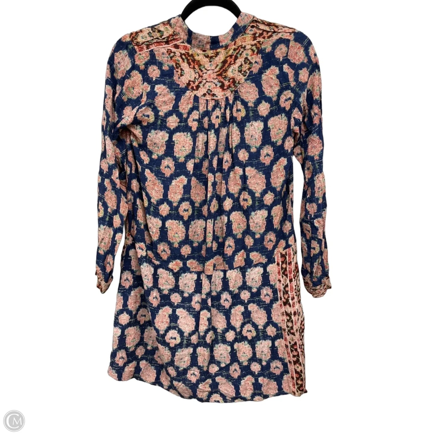 Dress Casual Short By Tiny In Blue & Orange, Size: Xs