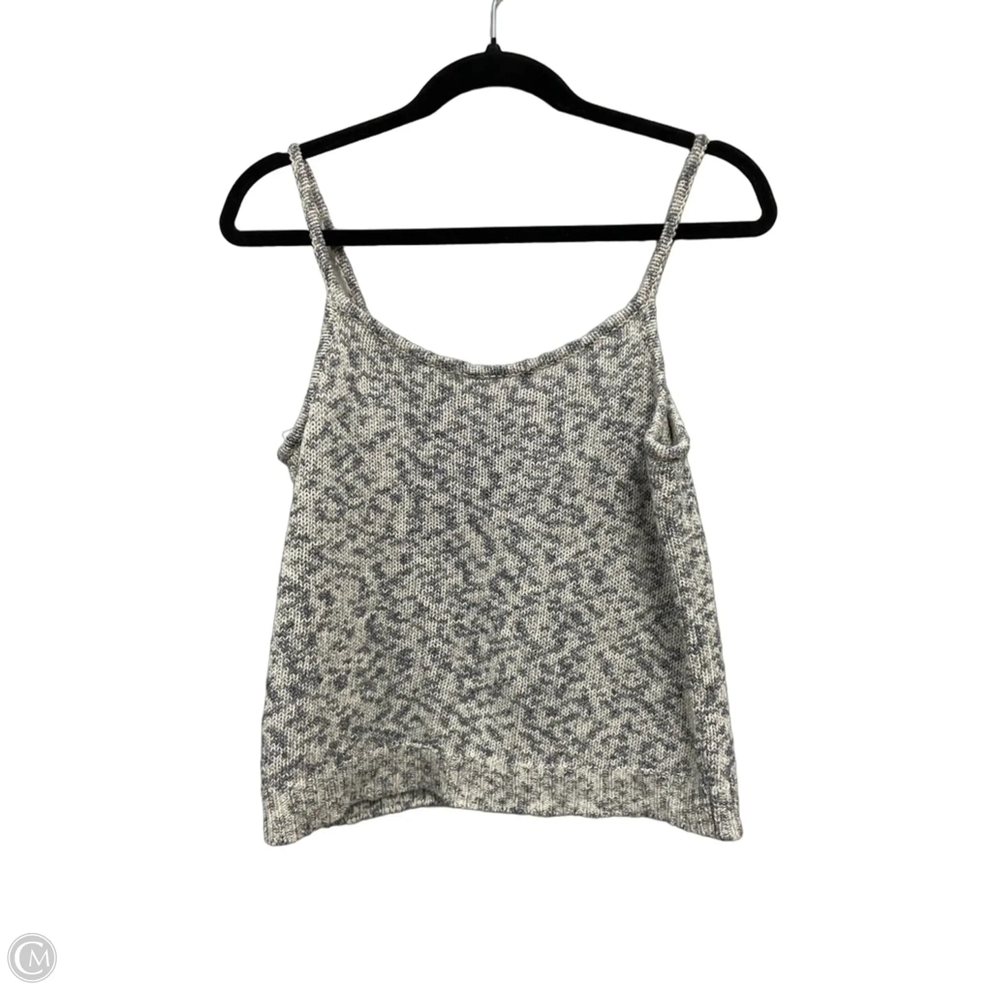 Top Sleeveless By Madewell In Cream & Grey, Size: S
