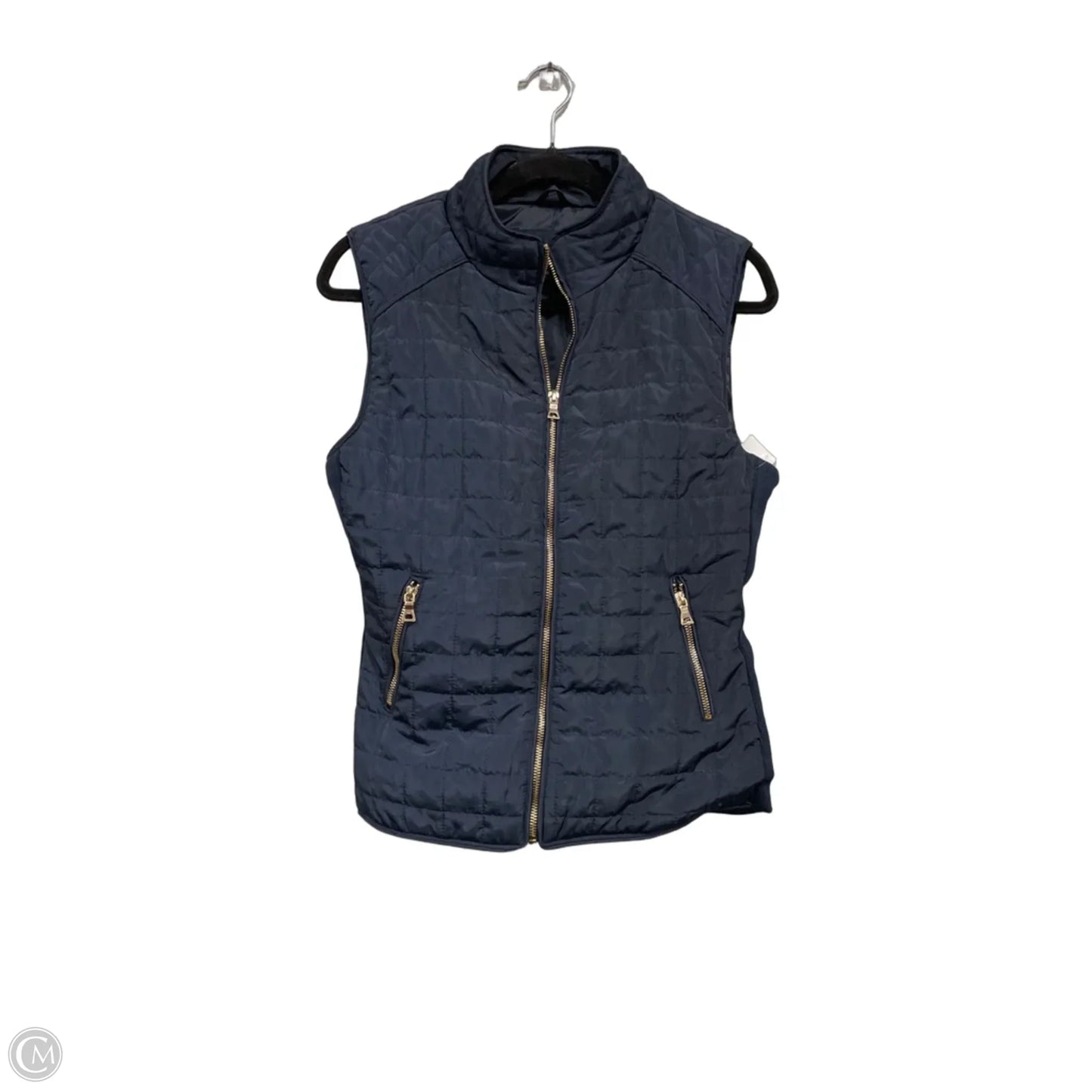 Vest Puffer & Quilted By Clothes Mentor In Navy, Size: M