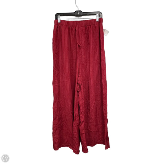 Pants Wide Leg By Clothes Mentor In Red, Size: L