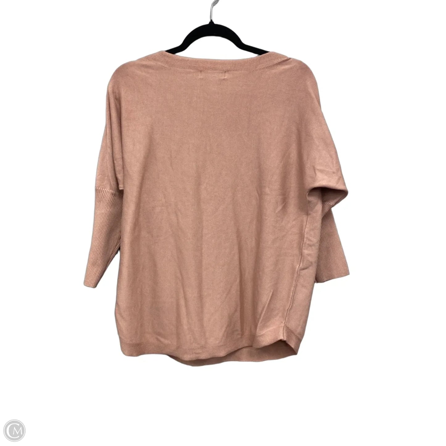Sweater By Melissa Paige In Peach, Size: L