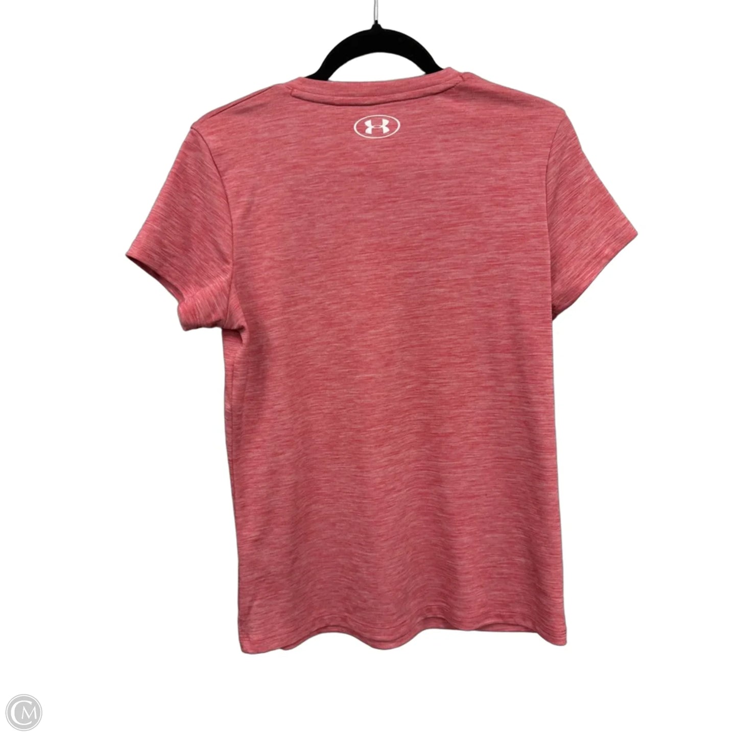 Athletic Top Short Sleeve By Under Armour In Pink, Size: M