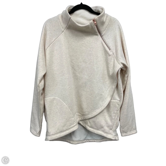 Sweatshirt Collar By Athleta In Cream, Size: Xl