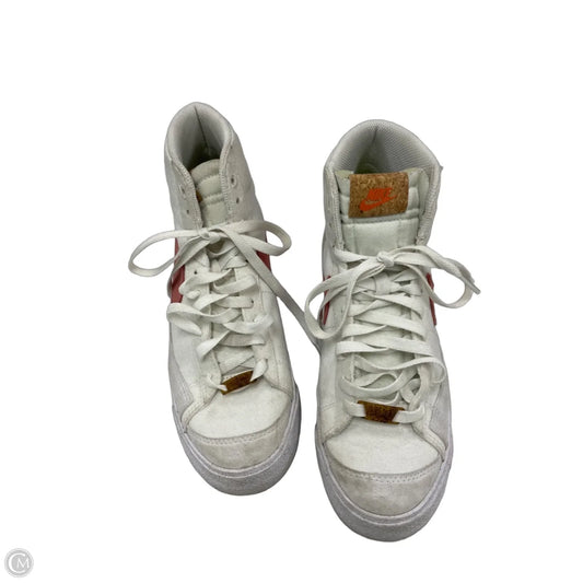 Shoes Sneakers By Nike In Pink & White, Size: 8