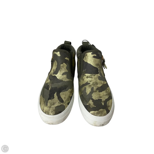 Boots Ankle Flats By Sperry In Camouflage Print, Size: 9