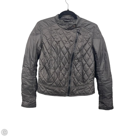 Jacket Puffer & Quilted By Gap In Grey, Size: S
