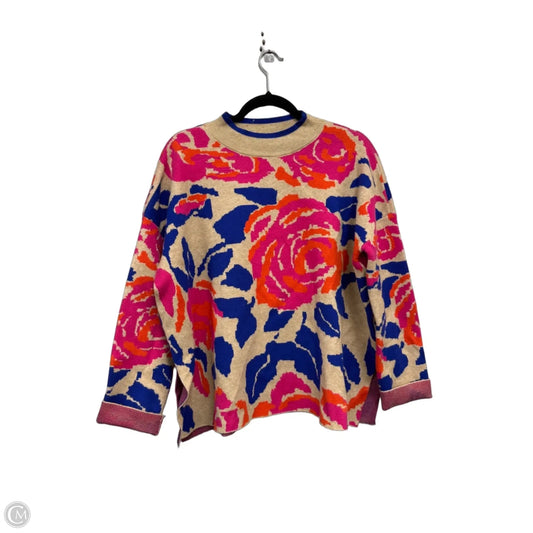 Sweater By Jodifl In Pink & Tan, Size: S