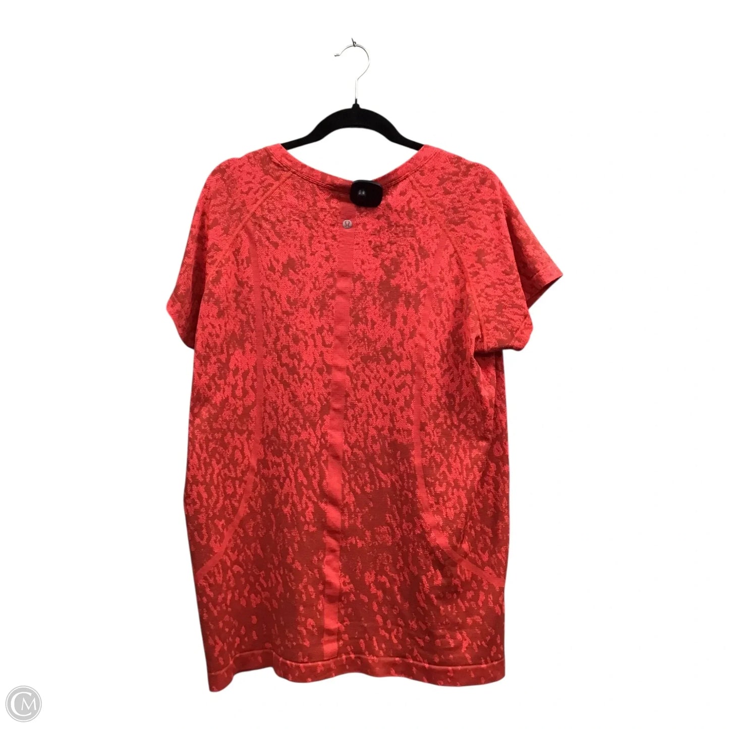 Athletic Top Short Sleeve By Lululemon In Red, Size: 2x