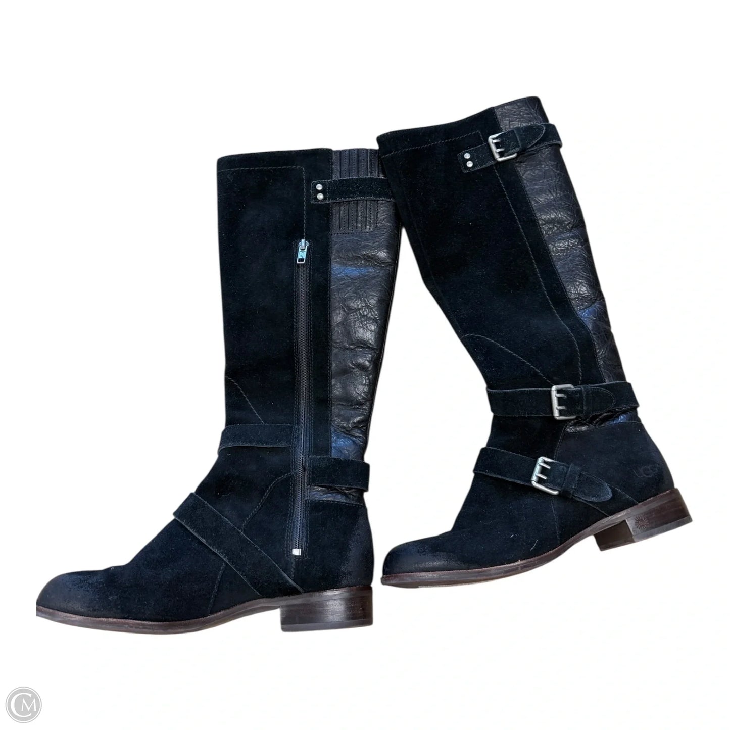 Boots Designer By Ugg In Black, Size: 6