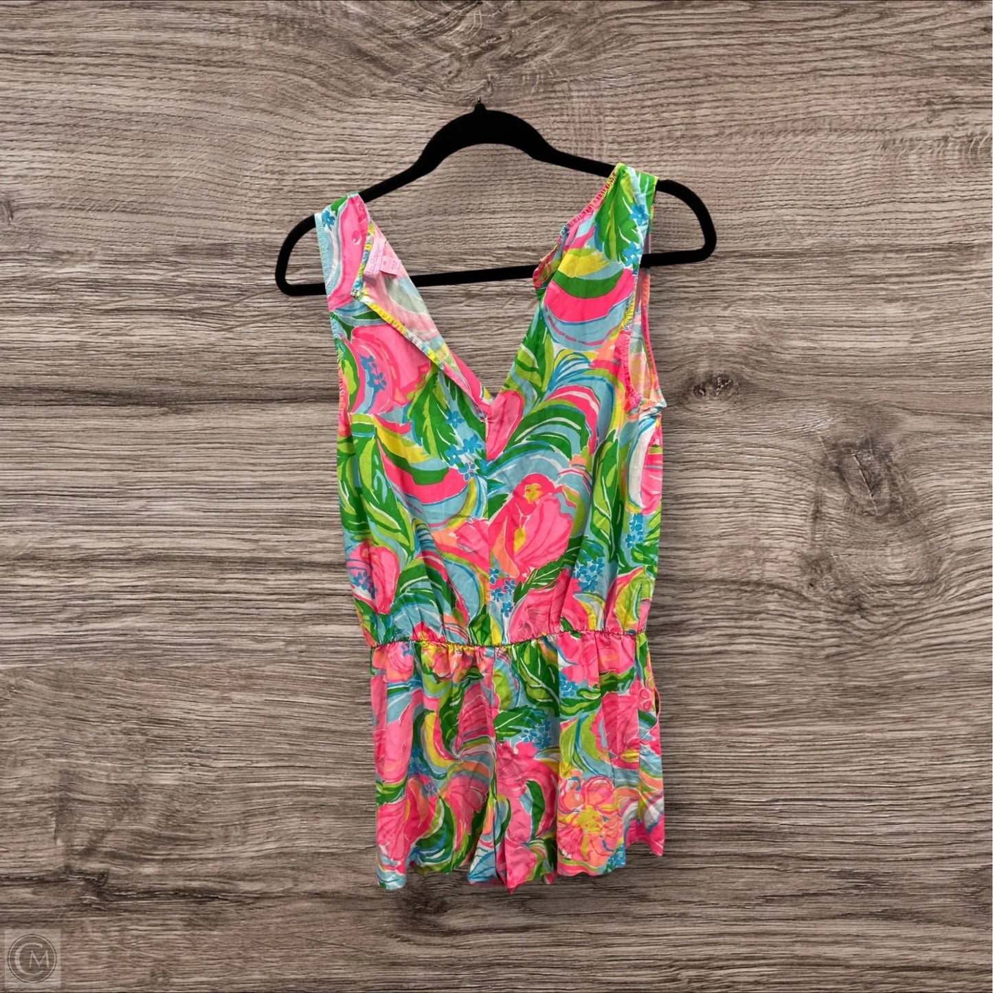 Romper Designer By Lilly Pulitzer In Pink, Size: M