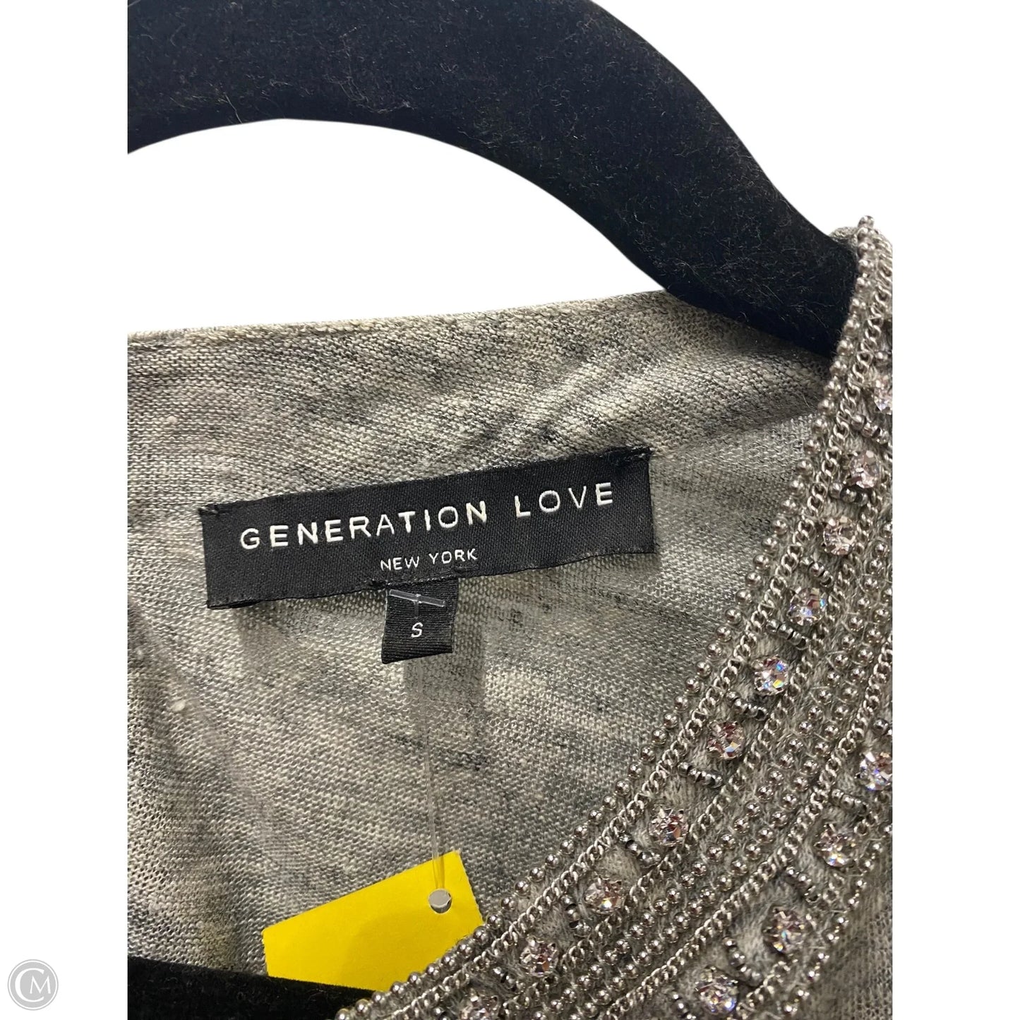 Top Sleeveless By Clothes Mentor In Grey, Size: S