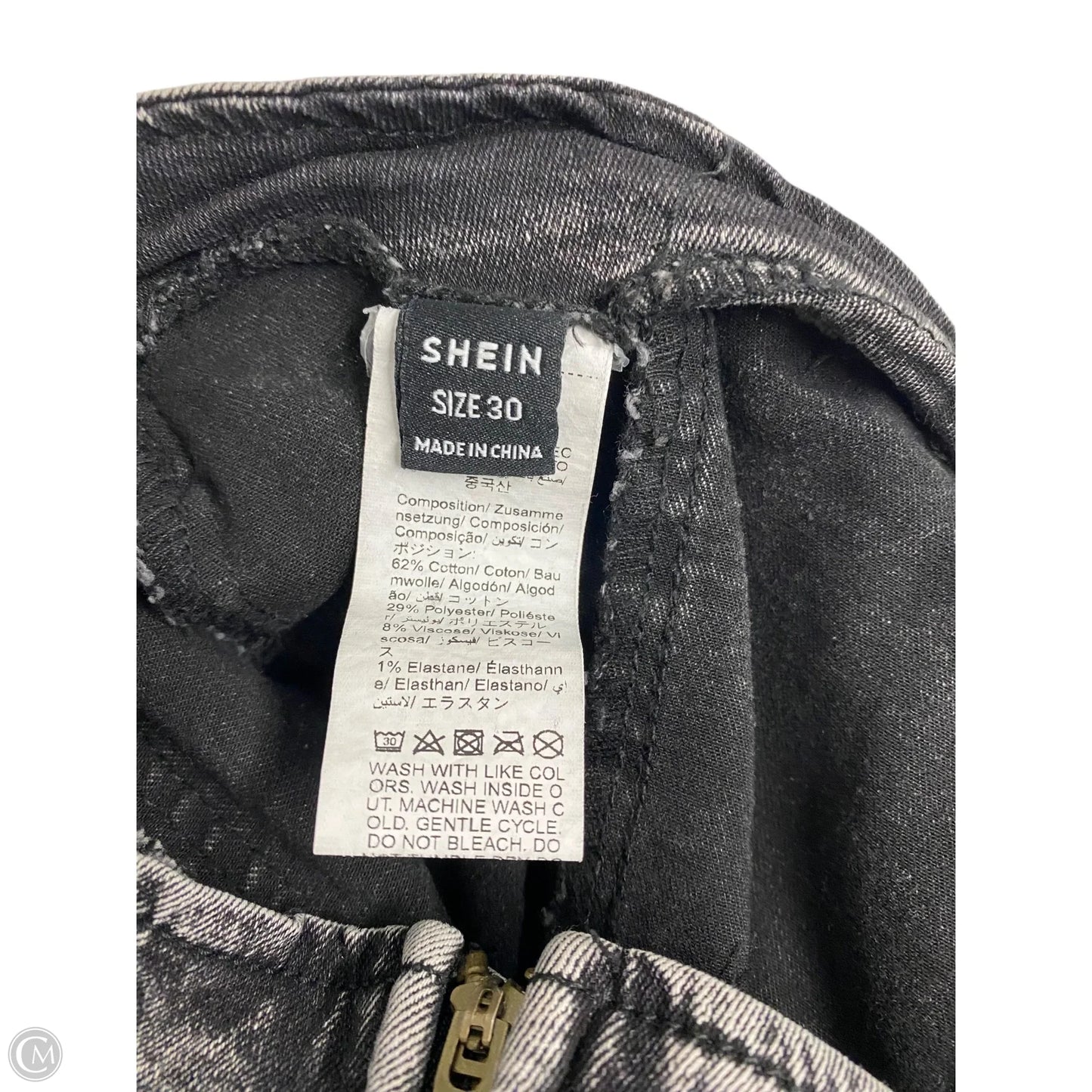 Jeans Flared By Shein In Grey, Size: 10