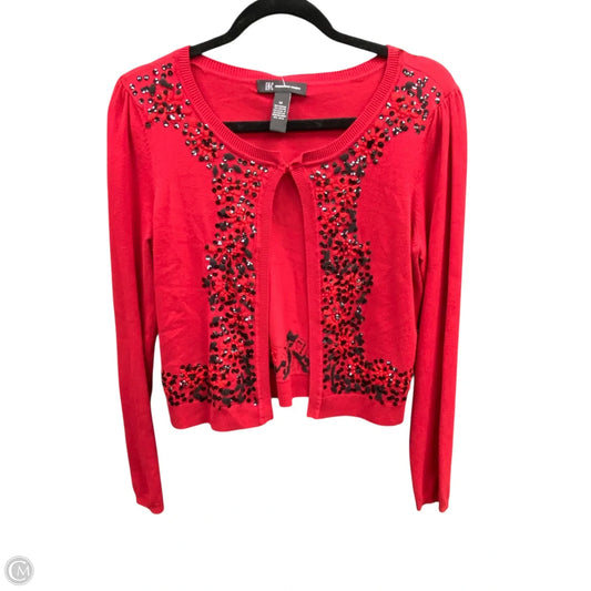 Sweater By Clothes Mentor In Black & Red, Size: M